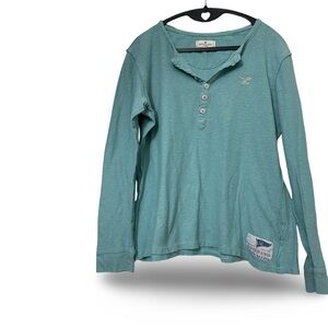 Bitter End Women’s Hemp/Cotton Knit Top – Size Medium – Teal